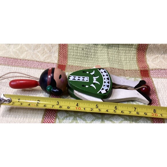 Wooden Jumping Jack Puppet Girl Doll Pull String Toys Geschenke Hansen #782 - Picture 11 of 12